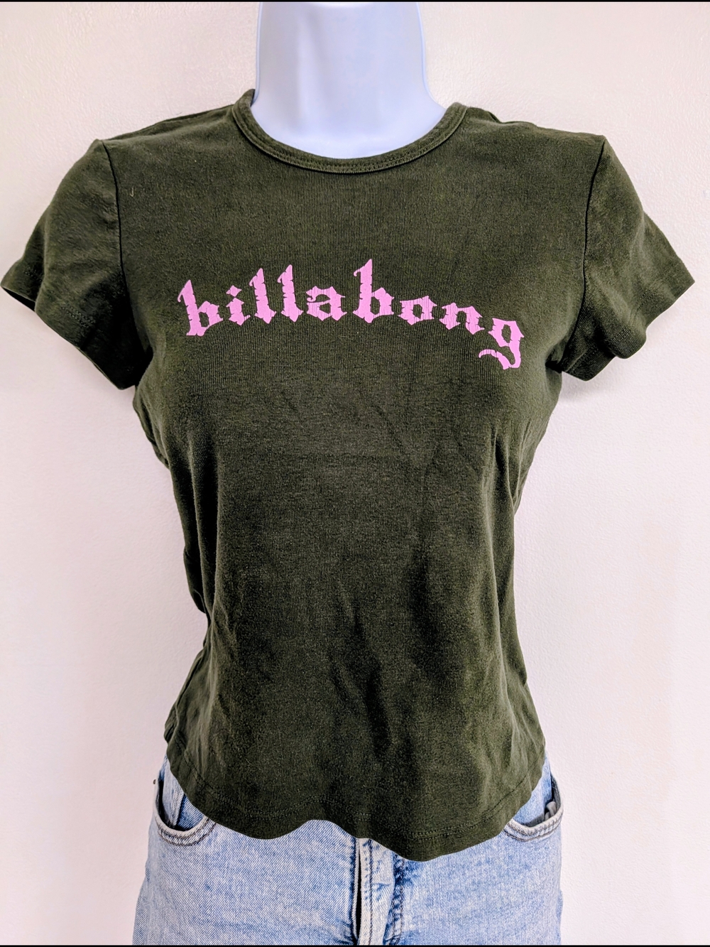 Vintage Billabong Olive Green T-Shirt